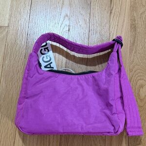 NWT Baggu Mini Nylon Shoulder Bag Extra Pink